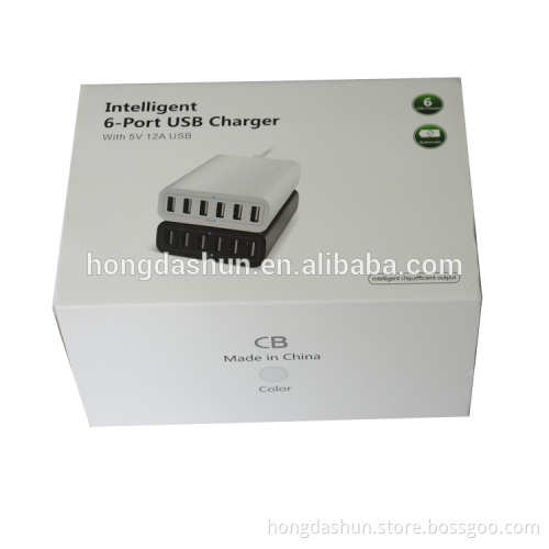 Premium 60w 12a New Family Sized USB Dock Station for LED Light Cable